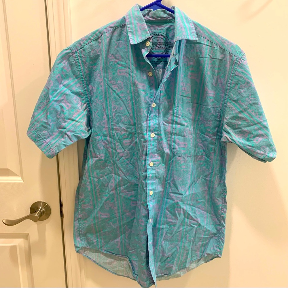 Claybrooke Int Vintage Retro Preppy Button Down Shirt